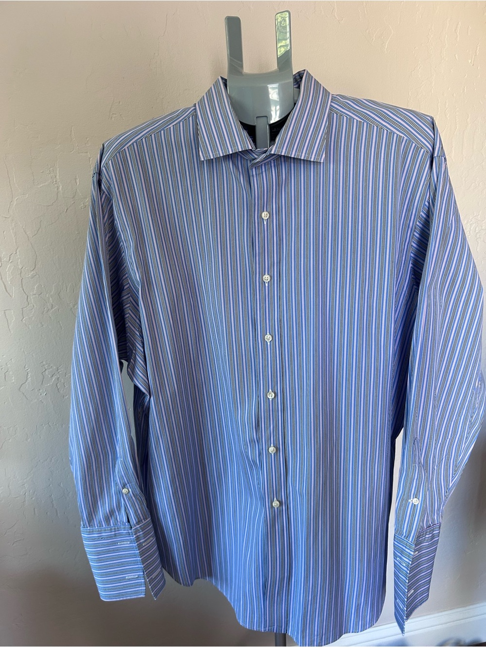 Polo by Ralph Lauren Blue Multi-Stripe Dress Shirt